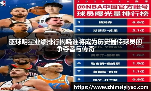 篮球明星业绩排行揭晓谁将成为历史最佳球员的争夺者与传奇